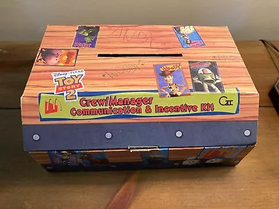 $19 • Buy Mcdonald's 1999 Toy Story 2 Manager Cardboard Andy's Toy Box Display RARE