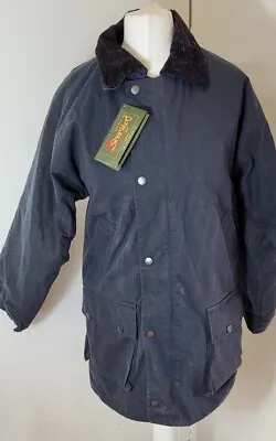 £12 • Buy Sherwood Forest Blue Thick Jacket - Size 34