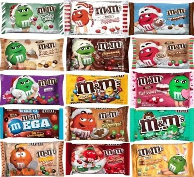 M&M's CHOCOLATE MARS CANDY PACKS SHARING SIZE LIMITED EDITION PICK ONE PACK • $9
