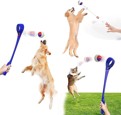 £8.99 • Buy CHUCKIT BALL  LAUNCHER  DOG TOY Thrower, Durable With Automatic Stretching Rope 