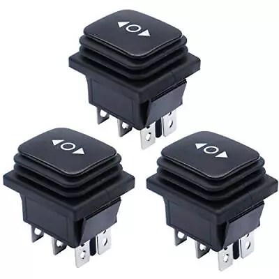 3pcs Waterproof Momentary Rocker Switch On/off/on Dc 12v 10a Toggle Power Bu • $15.79