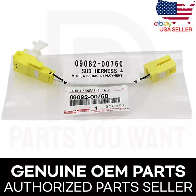 $35.99 • Buy Genuine Toyota Lexus OEM Steering Wheel Wiring Adapter Harness NEW 09082-00760