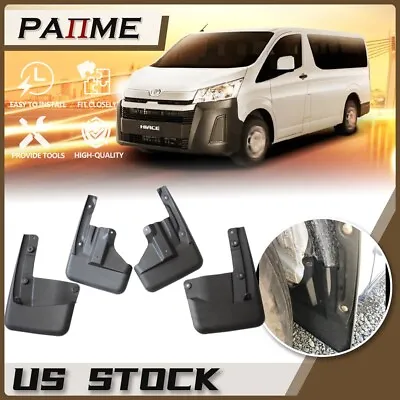 4 Pcs Mud Flaps For 2019 - 2023 Toyota Hiace  Hi-ace Front & Rear Mud Guards • $33.69