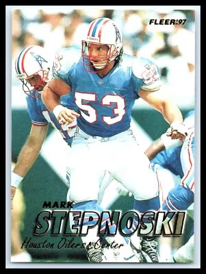 1997 Fleer #368 Mark Stepnoski   Near Mint Or Better   Football Card • $0.99