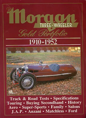 Morgan Three-Wheeler 1910-1952 USEFUL BROOKLANDS Gold Portfolio Book • $22.10