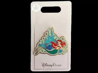 Disney Glitter Sparkle Castle - Princess Little Mermaid Ariel Pin #131103 • $8.95