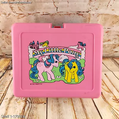Vintage My Little Pony Lunchbox 1987 Bluebird Toys Pink • £34.95