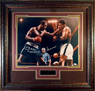 Muhammad Ali/Ken Norton Signed/Framed 16 X 20 By Both (JSA) • $1950