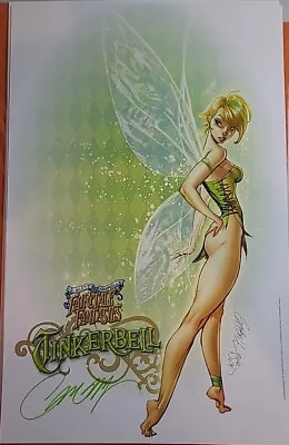 Tinkerbell Print Signed By J Scott Campbell 11X17 W/coa • $30