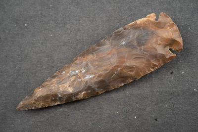 $0.15 • Buy 4.6  Flint Spearhead Ohio Collection Spear Point Knife Blade Arrowhead 581