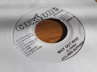 £7.99 • Buy Roland Alphonso , Way Out West , Skatalites , Junior's Jive , 7  Coxsone