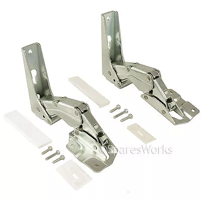 IGNIS Fridge Freezer Door Hinge Kit 2 X Genuine Upper + Lower Integrated Hinges  • £33.29