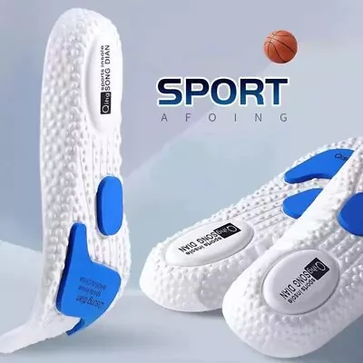 Work Boots Gel Insoles Shoe Inserts Orthotic Arch Support Pads Massaging Feet Uk • £4.99