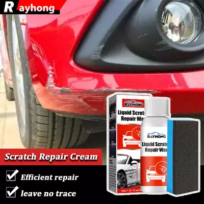 Car Paint Scratch Repair Wax Polishing Kit Agent Scratch Remover Polish Cleaning • $7.69