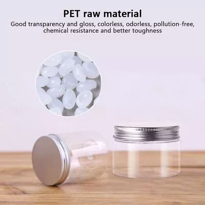 Storage Container Ointments Plastic Empty With Lids Sweets 30ml-150ml Jars X50 • $87.54