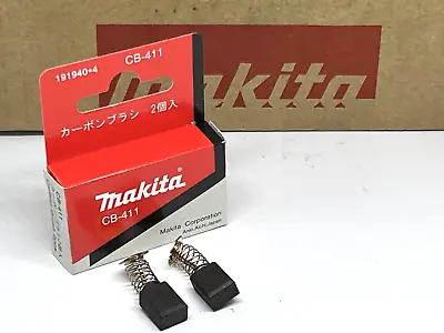 2Pcs Genuine MAKITA Carbon Brushes Fits Router RT0700C Impact Driver TD0101F/SM • £4.86