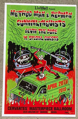 METHOD MAN & RED MAN 4-20 2019 Cervantes' Denver Promo Poster 11x17 Handbill • $9.99