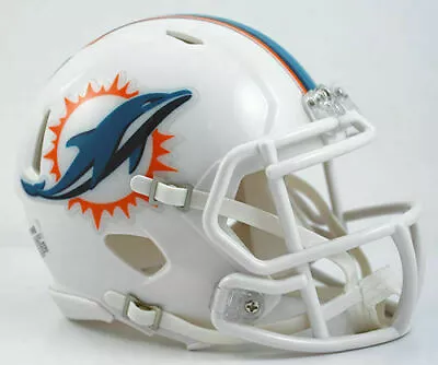 Miami Dolphins Speed Riddell Football Mini Helmet New In Box • $29.95