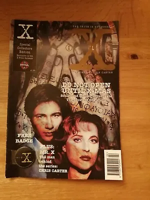 The X Files Special Collectors Edition Magazine With Free Badge. • £10