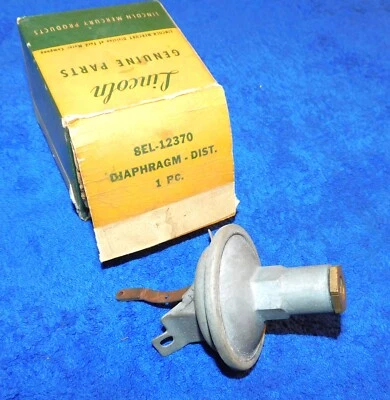 $99 • Buy 1949 1950 1951 Lincoln NOS 337 Flathead DISTRIBUTOR VACUUM ADVANCE DIAPHRAGM