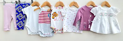 Baby Girls Bundle Of Clothing Age 3-6 Months Disney Mothercare Absorba • £5.59