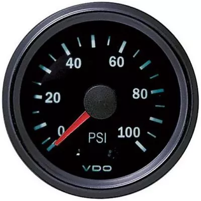 VDO Pressure Gauge Mechanical 0-100psi 52mm Round 150077027 • $79.17