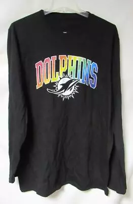 Miami Dolphins Men's Size Large Long Sleeve T-Shirt C1 5968 • $21.24