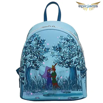Loungefly Disney Robin Hood Forest Love Mini Backpack • $134.87