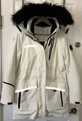 Marks And Spencer Winter Parka Ski Style Jacket Ladies Women's Size 8 • £4.50