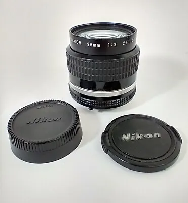 Vintage Nikon NIKKOR 35mm 1:2 Lens Made In Japan • $129.99