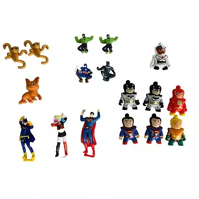 Mixed Lot 17 X Kinder Surprise Figures Inc DC And Marvel Characters Hulk Batman • $20