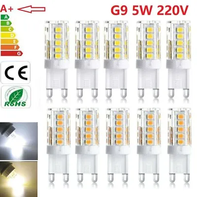 £11.99 • Buy 10PCS G9 LED Bulb 5W Capsule Light Replace Halogen Cold/Warm White Energy Saving