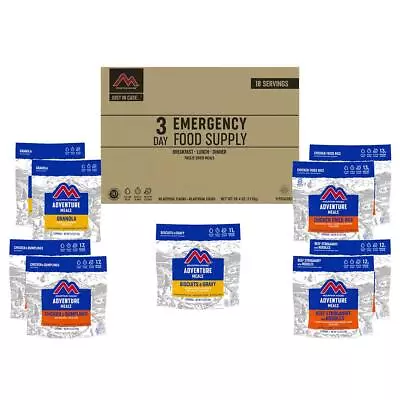 Mountain House 3-Day Emergency Food Meal Supply Survival Kit Freeze Dried Food • $100.79