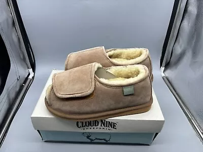 Ladies Cloud Nine Sheepskin Open Toe Wrap Slippers NIB • $39.99