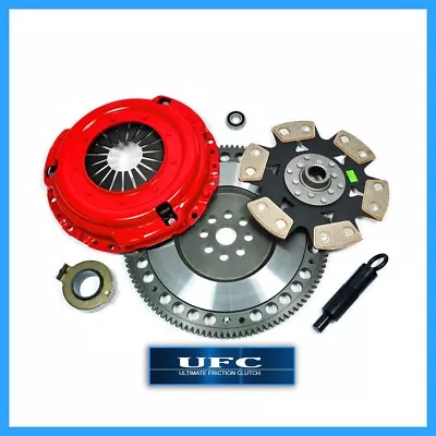 Ufc Racing Stage 4 Clutch Kit+11lbs Chromoly Flywheel 86-91 Mazda Rx-7 Turbo Ii • $249