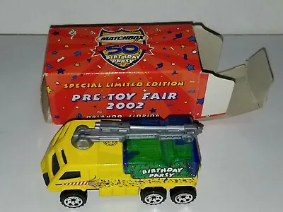 Matchbox Special Limited Edition Pre-Toy Fair 2002 Airport Fire Pumper Die-cast • $15