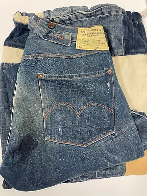 $199.99 • Buy Levis Vintage Clothing LVC Vault Piece 1915 201 Jeans Levi's USA 240  Denim Levi