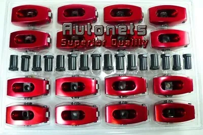 Chevy BBC Big Block Aluminum Roller Rocker Arm 1.72 7/16 Street Hot Rat Rod Red • $196.98