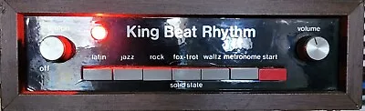 FGEnterprises King Beat Rhythm Vintage Drum Machine Solid State Power Works • $186