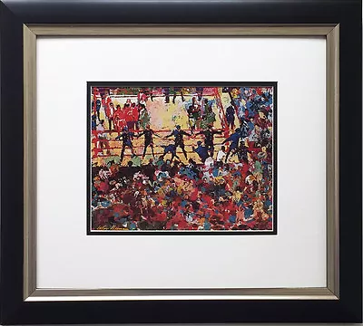 LeRoy Neiman  End Of Ali-Frazier Fight 1971  Newly CUSTOM FRAMED Print BOXING  • $79.99