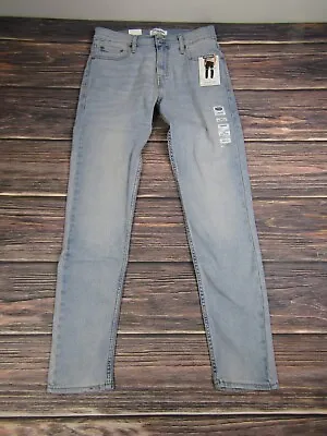 Denizen Levi's NEW NWT Mens 29x32 286 Slim Taper Blue Denim Jeans Light Wash • $17.99