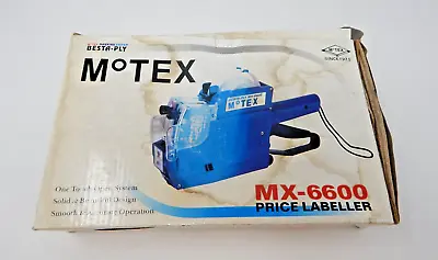 GENUINE MOTEX MX-6600/MX6600 Price Gun Red 2LINES- Made In KOREA • $35.96