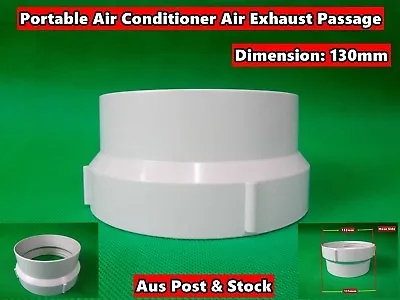 $22 • Buy Portable Air Conditioner Spare Parts Air Exhaust Passage Adaptor 130mm (DA00B)