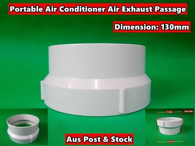 $22 • Buy Portable Air Conditioner Spare Parts Air Exhaust Passage Adaptor 130mm (DA00B)