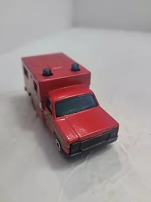 Matchbox Ambulance RED Diecast With Opening Back Doors  1977 Casting Loose • $22