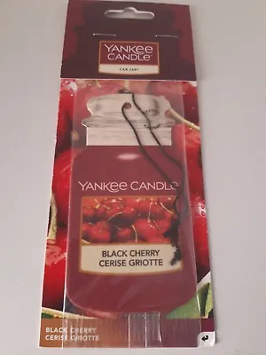 Yankee Candle Classic Car Jar Air Freshener Black Cherry • £3.20