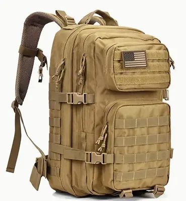 45L Large Military Tactical Backpack Army Molle Bag Rucksack 3 Day Assault Pack • $38.35