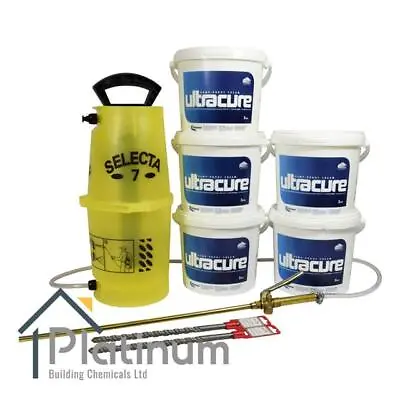 £245.90 • Buy Ultracure Damp Proof Cream Kit (5 X 3L Kit) | DPC Course Injection Treatment