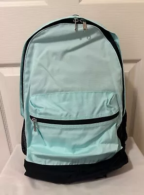 NWT Victoria Secret PINK Aqua Blue Campus Backpack Laptop Book Bag • $48