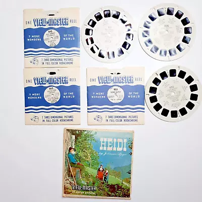 9 Sawyer View Master Reels Autry HopAlong Cassidy Bugs Bunny Wild Animal Africa • $18